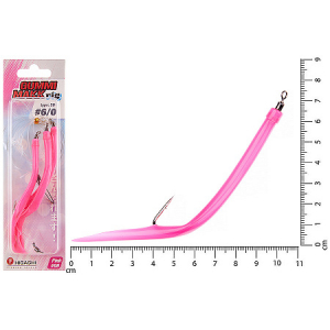 Оснастка Higashi Gummi Makk rig SB3 #06 Pink (#12-0)