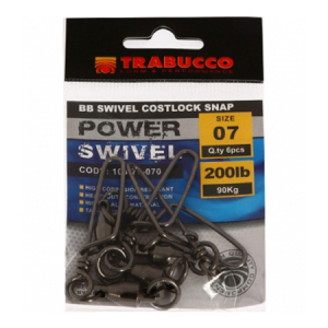 Карабин с вертлюгом Trabucco Power BB Swivel №07
