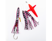 Оснастка троллинговая для ловли тунца/парусника 2.20м тизер 13см Red