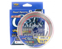 Плетёный шнур YGK G-Soul Super CastMan WX8 BLue Special #5 (300м)